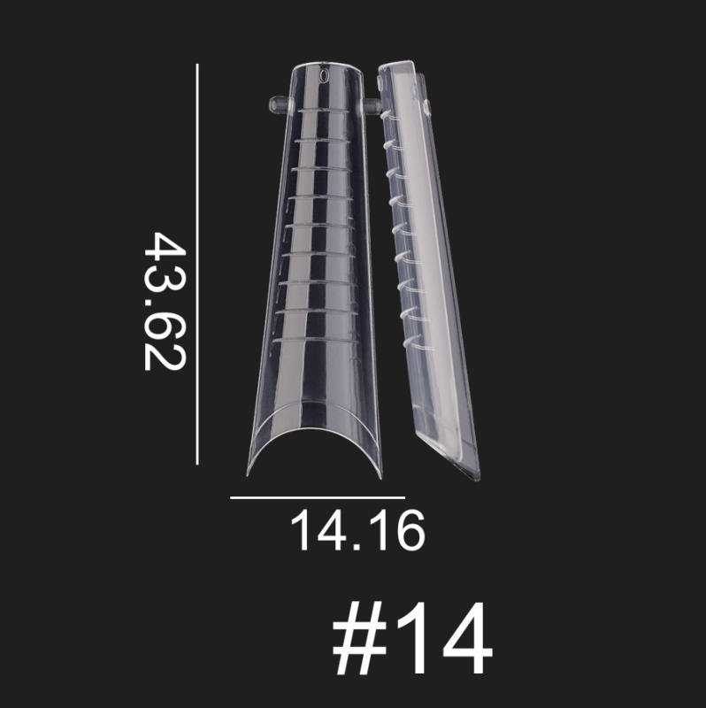 Piiriülene küünekunsti kristallvorm kristallpikendus paberivaba kiire fototeraapia küünepikendus 120 maduvorm