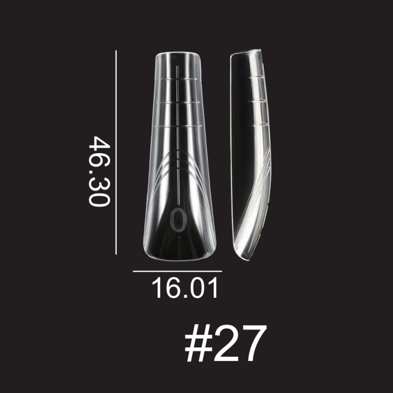 Piiriülene küünekunsti kristallvorm kristallpikendus paberivaba kiire fototeraapia küünepikendus 120 maduvorm