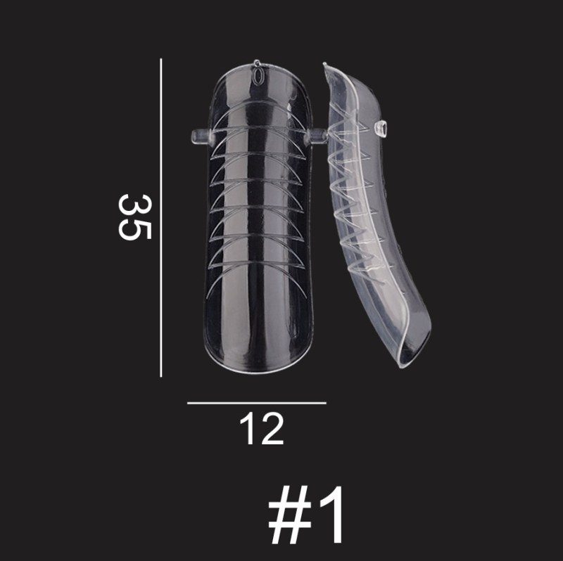 Piiriülene küünekunsti kristallvorm kristallpikendus paberivaba kiire fototeraapia küünepikendus 120 maduvorm