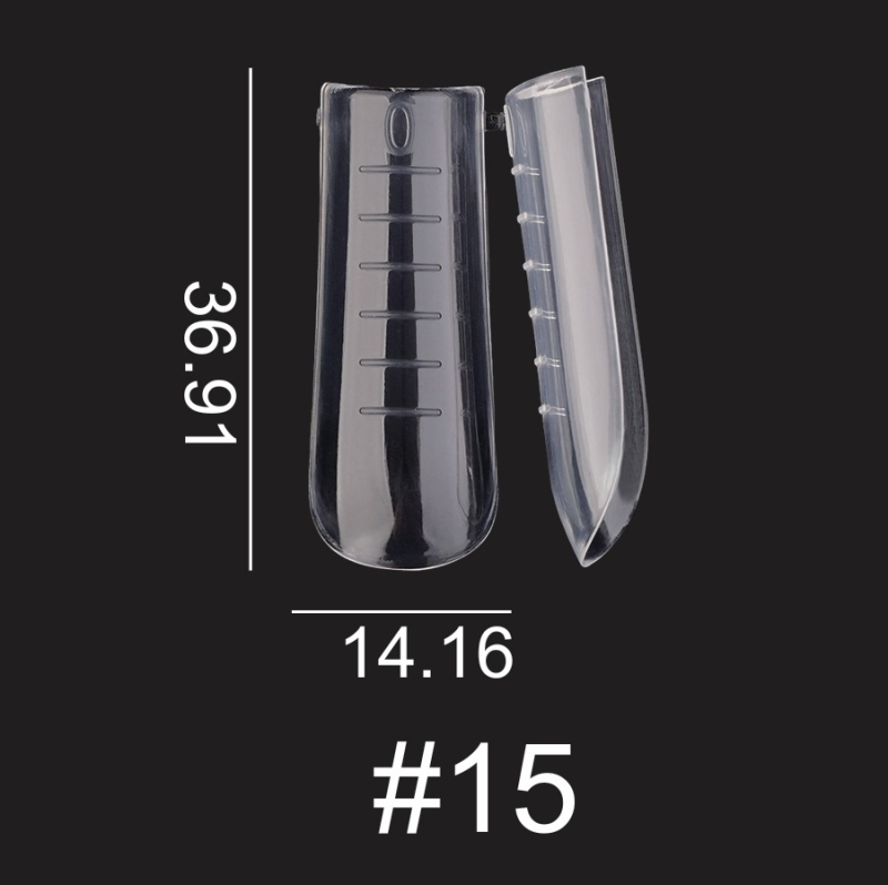 Piiriülene küünekunsti kristallvorm kristallpikendus paberivaba kiire fototeraapia küünepikendus 120 maduvorm