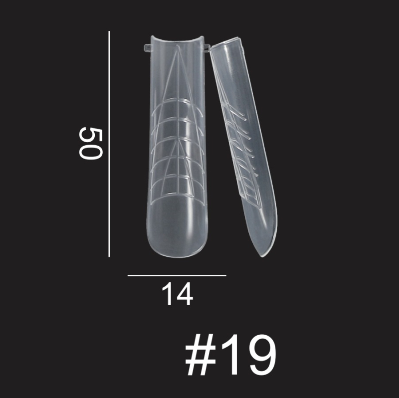 Piiriülene küünekunsti kristallvorm kristallpikendus paberivaba kiire fototeraapia küünepikendus 120 maduvorm