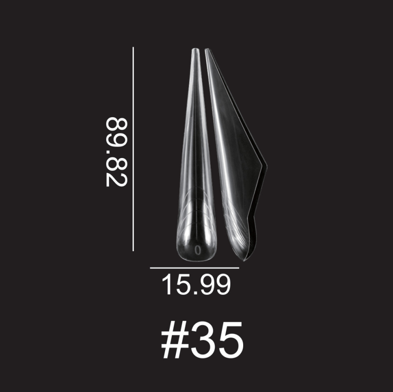 Piiriülene küünekunsti kristallvorm kristallpikendus paberivaba kiire fototeraapia küünepikendus 120 maduvorm