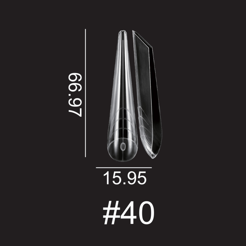 Piiriülene küünekunsti kristallvorm kristallpikendus paberivaba kiire fototeraapia küünepikendus 120 maduvorm