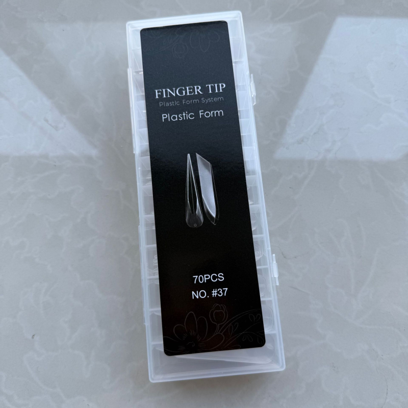 Piiriülene küünekunsti kristallvorm kristallpikendus paberivaba kiire fototeraapia küünepikendus 120 maduvorm