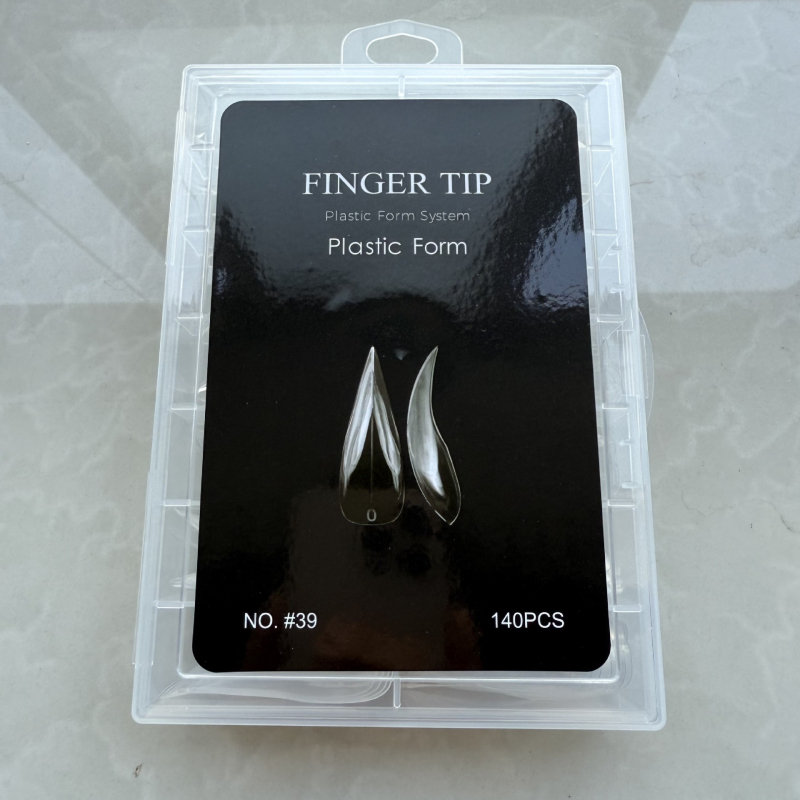 Piiriülene küünekunsti kristallvorm kristallpikendus paberivaba kiire fototeraapia küünepikendus 120 maduvorm