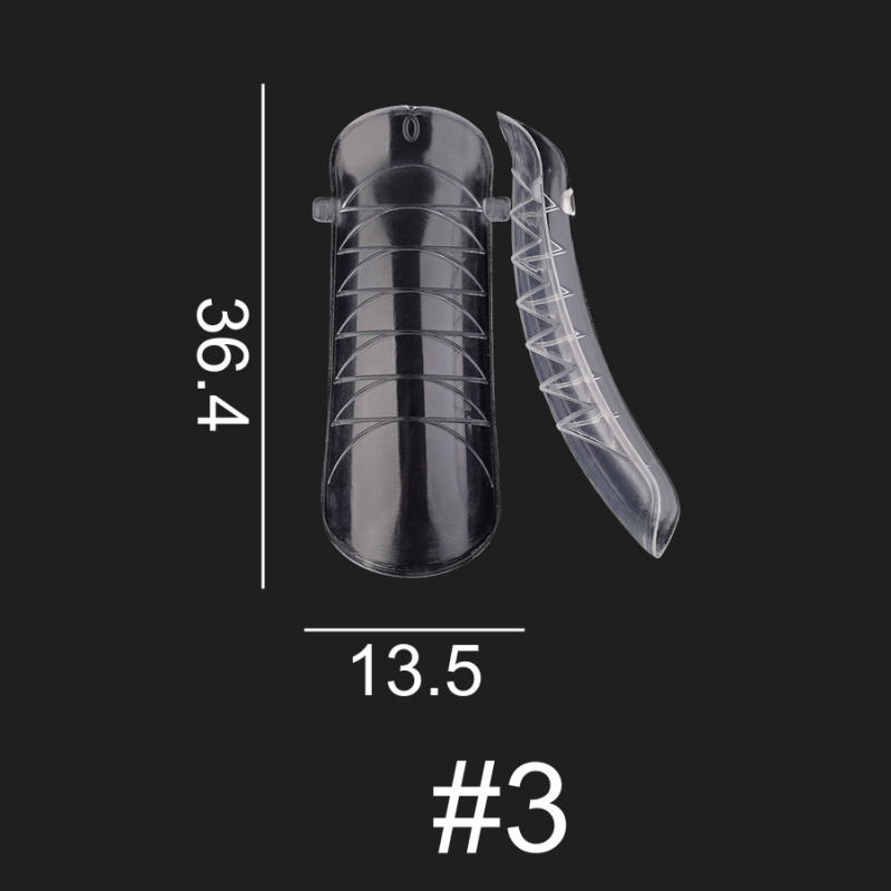 Piiriülene küünekunsti kristallvorm kristallpikendus paberivaba kiire fototeraapia küünepikendus 120 maduvorm