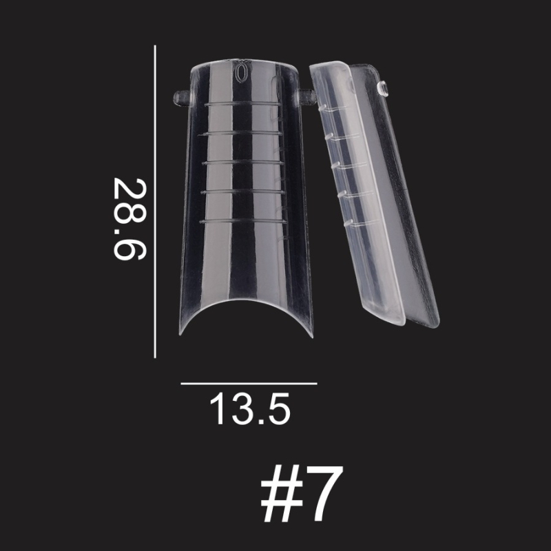 Piiriülene küünekunsti kristallvorm kristallpikendus paberivaba kiire fototeraapia küünepikendus 120 maduvorm