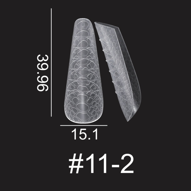 Piiriülene küünekunsti kristallvorm kristallpikendus paberivaba kiire fototeraapia küünepikendus 120 maduvorm