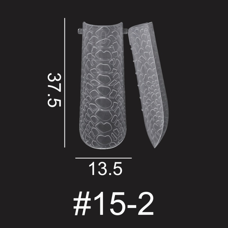 Piiriülene küünekunsti kristallvorm kristallpikendus paberivaba kiire fototeraapia küünepikendus 120 maduvorm