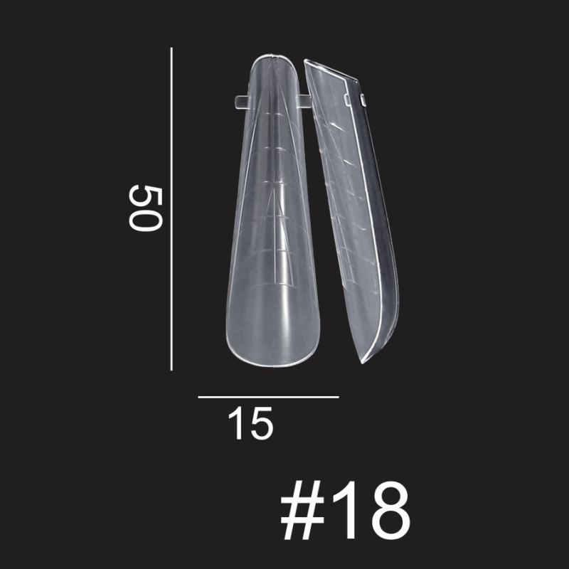 Piiriülene küünekunsti kristallvorm kristallpikendus paberivaba kiire fototeraapia küünepikendus 120 maduvorm