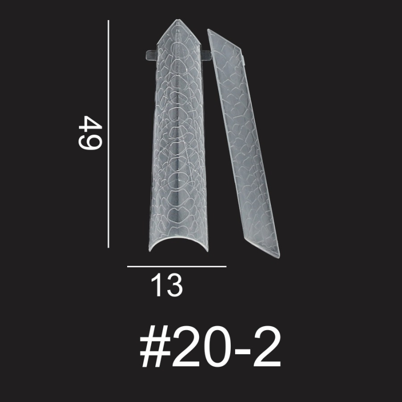 Piiriülene küünekunsti kristallvorm kristallpikendus paberivaba kiire fototeraapia küünepikendus 120 maduvorm