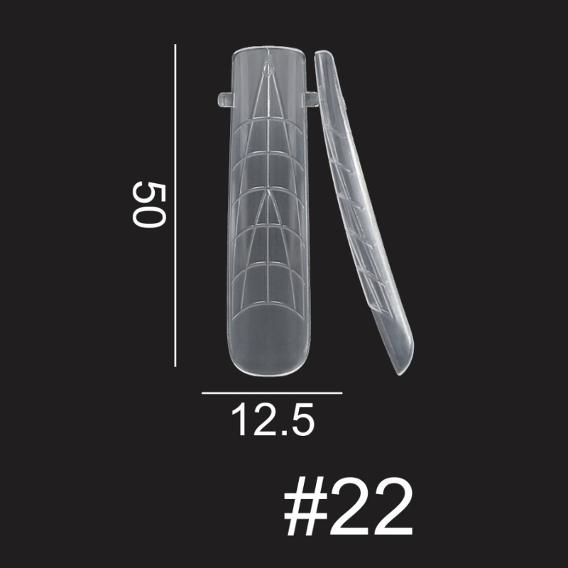 Piiriülene küünekunsti kristallvorm kristallpikendus paberivaba kiire fototeraapia küünepikendus 120 maduvorm