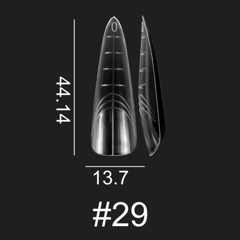 Piiriülene küünekunsti kristallvorm kristallpikendus paberivaba kiire fototeraapia küünepikendus 120 maduvorm