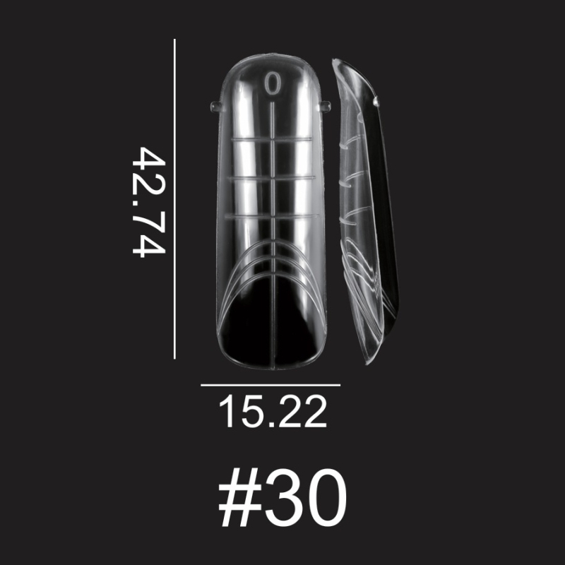 Piiriülene küünekunsti kristallvorm kristallpikendus paberivaba kiire fototeraapia küünepikendus 120 maduvorm