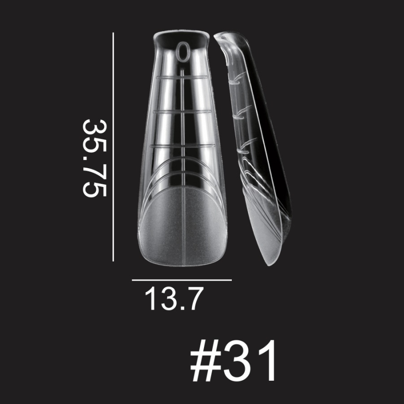 Piiriülene küünekunsti kristallvorm kristallpikendus paberivaba kiire fototeraapia küünepikendus 120 maduvorm