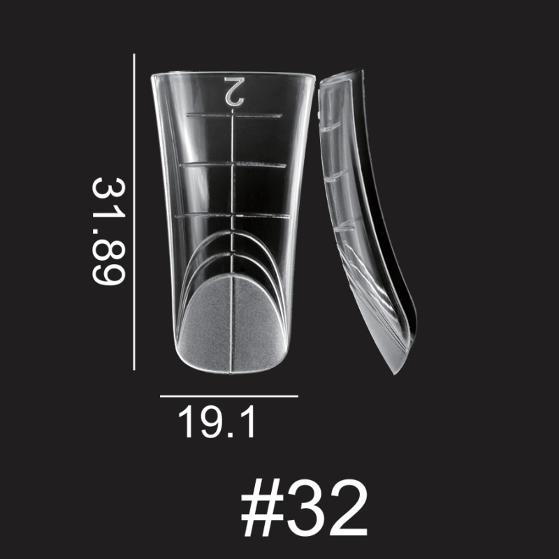 Piiriülene küünekunsti kristallvorm kristallpikendus paberivaba kiire fototeraapia küünepikendus 120 maduvorm