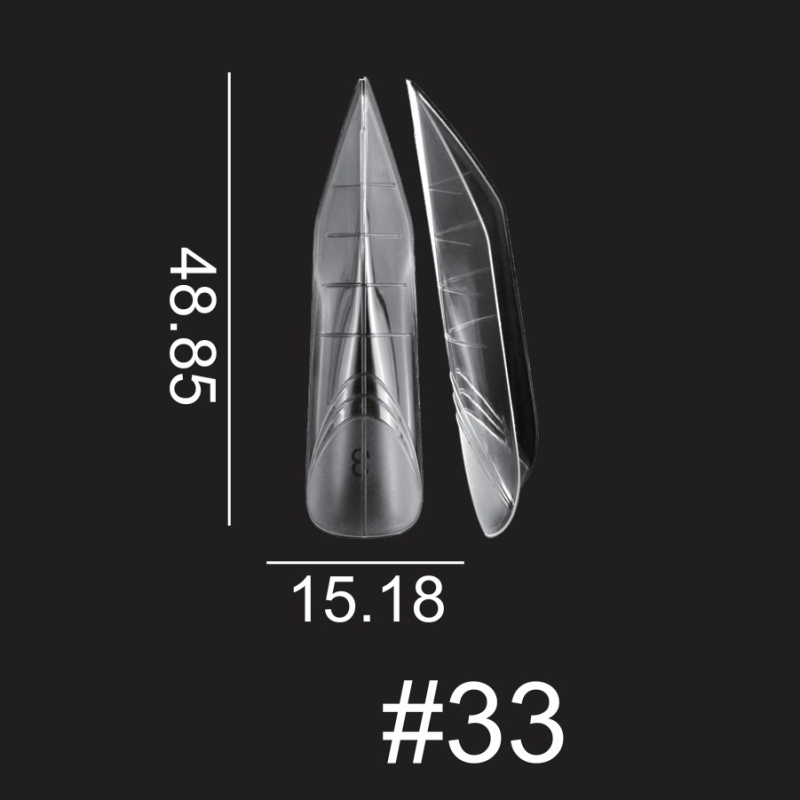 Piiriülene küünekunsti kristallvorm kristallpikendus paberivaba kiire fototeraapia küünepikendus 120 maduvorm