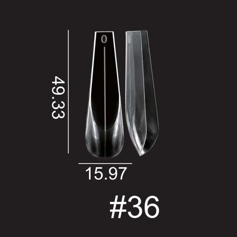 Piiriülene küünekunsti kristallvorm kristallpikendus paberivaba kiire fototeraapia küünepikendus 120 maduvorm