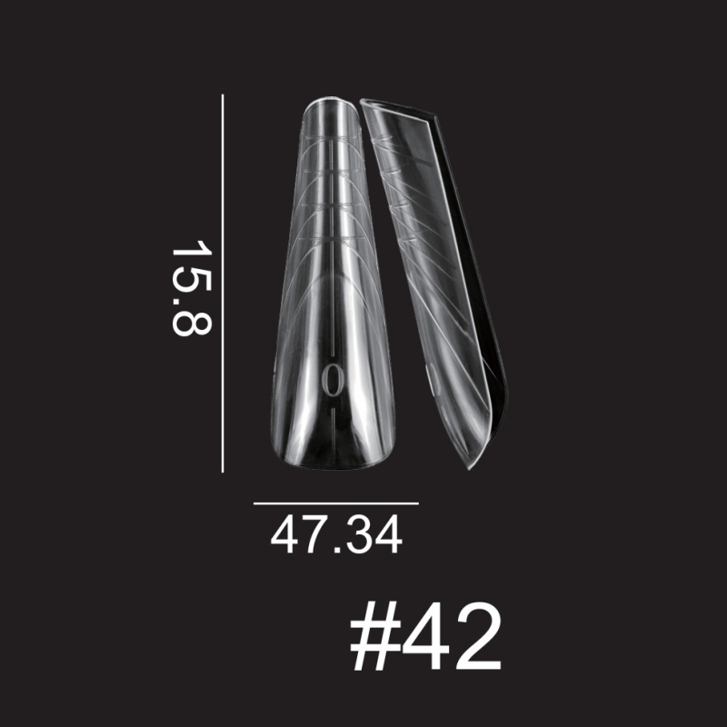 Piiriülene küünekunsti kristallvorm kristallpikendus paberivaba kiire fototeraapia küünepikendus 120 maduvorm