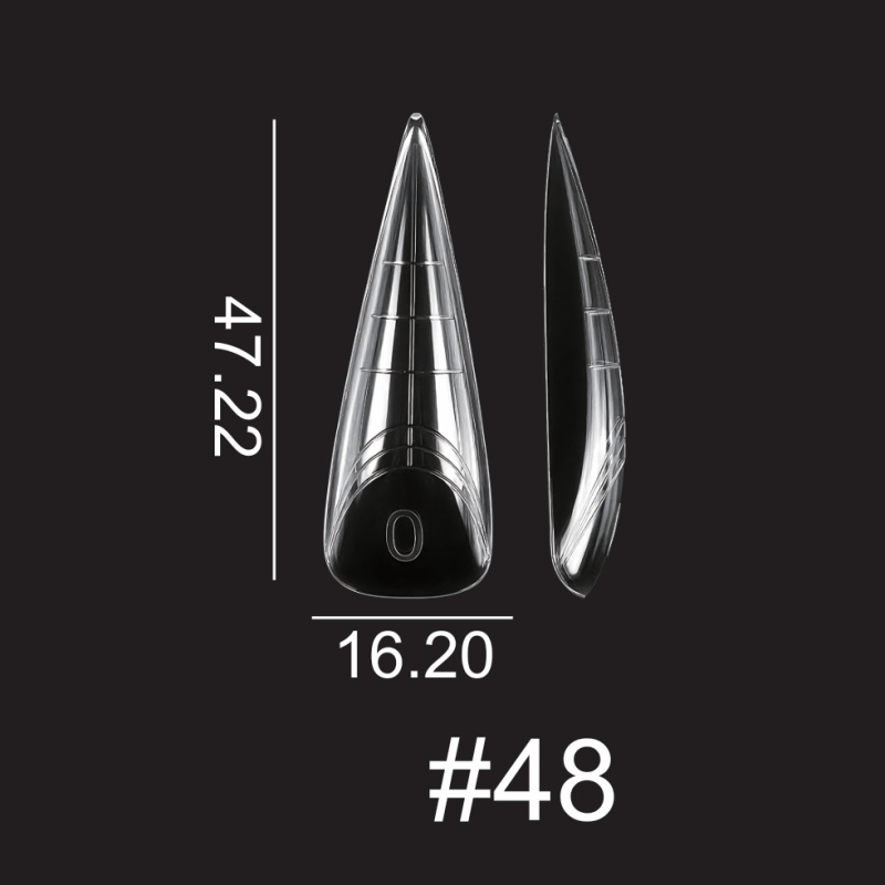 Piiriülene küünekunsti kristallvorm kristallpikendus paberivaba kiire fototeraapia küünepikendus 120 maduvorm