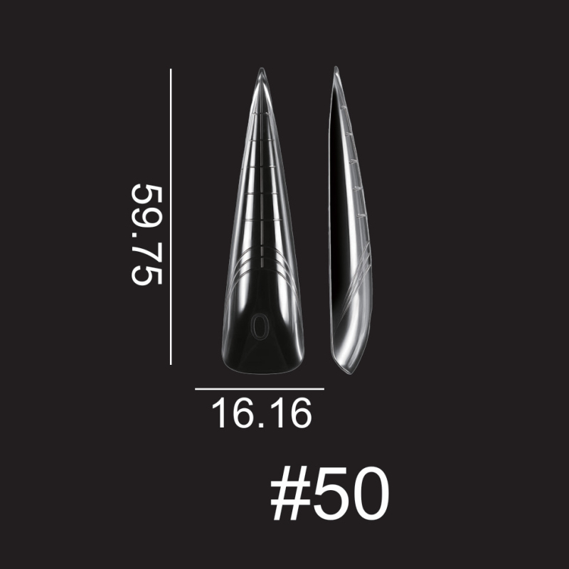 Piiriülene küünekunsti kristallvorm kristallpikendus paberivaba kiire fototeraapia küünepikendus 120 maduvorm