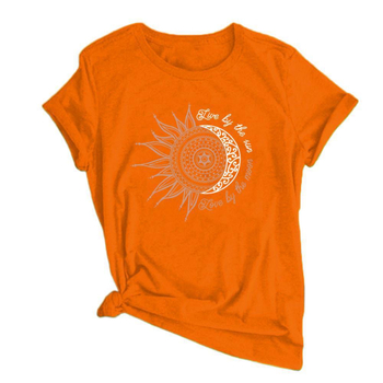 Amazon eBay wish AliExpress független állomás Sun vidám mintás rövid ujjú póló