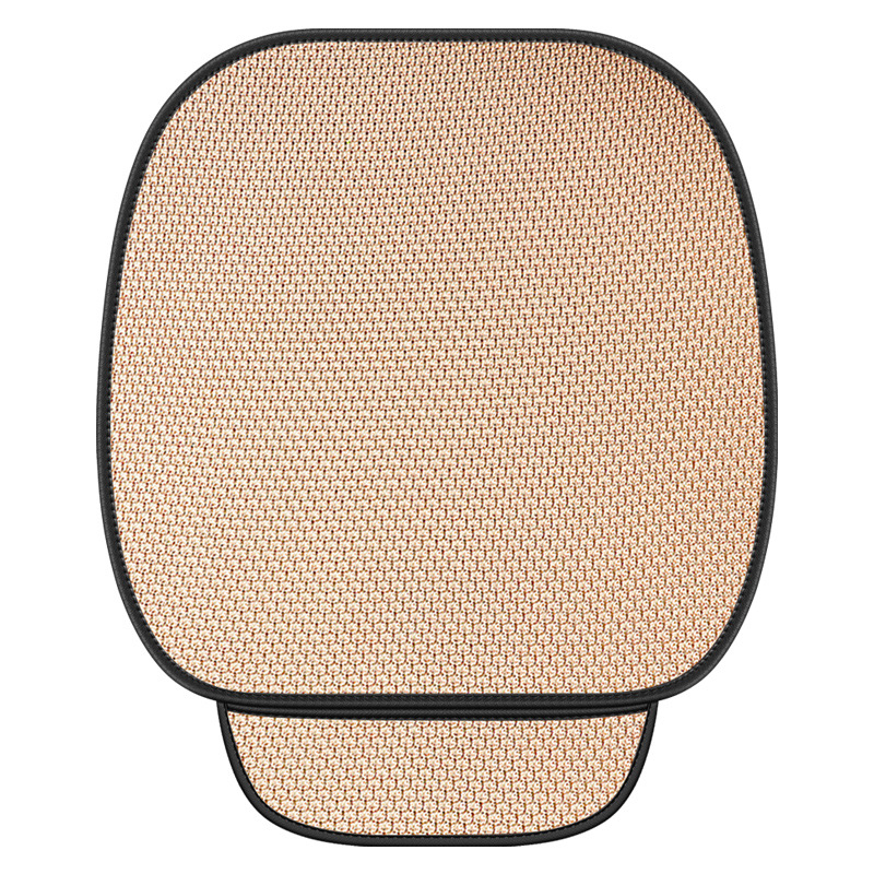 Autopadi suvine jääsiidist hingav padi nelja aastaaja universaalne kangast kolmeosaline autoistmepadi ilma seljatoeta jahe padi