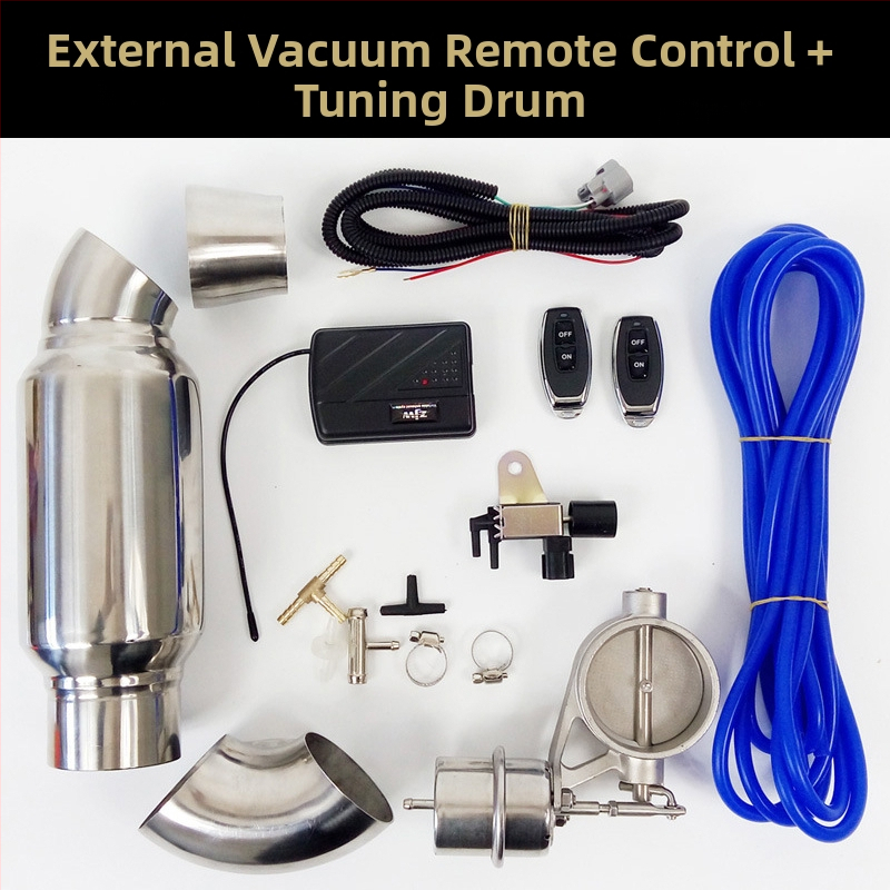 Tālvadības vārsta maināmā izplūdes vārsta sistēmas slēdzis Automašīnas modificēta izplūdes caurule Sporta automašīnas skaņas kontrolieris Vakuuma vārsts