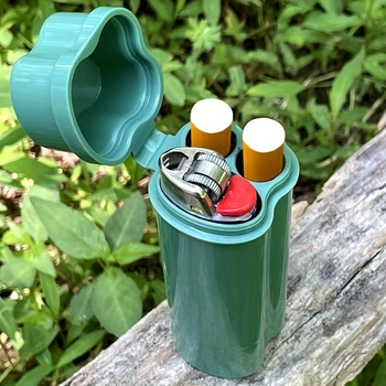 Ühes tükis klapitava kaanega sigaretiümbris (suurendatud versioon), kahe auguga, kolme auguga ja nelja auguga tulemasin, mida on lihtne hoiustada.