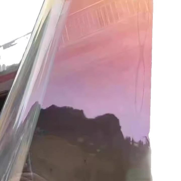 Populiari spalvinga saulės plėvelė priekinėje izoliacinėje plėvelėje violetinė šviesiai mėlyna „Enchantress Rose Ghost“ automobilio langų plėvelė, pasižyminti aukšta izoliacija ir aukšta raiška.