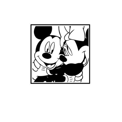 Mustvalge Miki-Tähega Dekoratiivmaaling Ins Style Magamistoa Öökülje Rippuv Maal Kodune Elutoa Seinamaaling Põhjamaade Lihtne Söögitoa Rippuv Maal