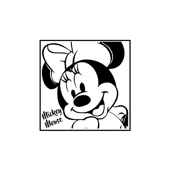 Mustvalge Miki-Tähega Dekoratiivmaaling Ins Style Magamistoa Öökülje Rippuv Maal Kodune Elutoa Seinamaaling Põhjamaade Lihtne Söögitoa Rippuv Maal