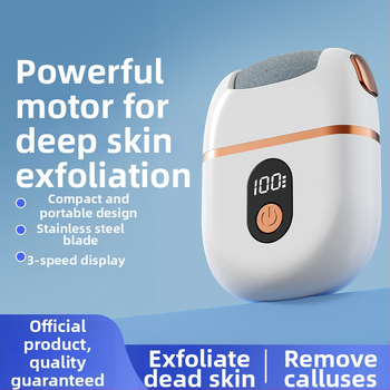 Judantis pėdų šlifuoklis negyvoms odos nuospaudoms pašalinti LCD ekranas pedikiūro šlifavimo akmuo kulnas buitinis pėdų trynimo artefaktas