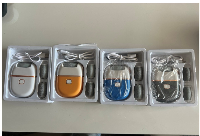 Judantis pėdų šlifuoklis negyvoms odos nuospaudoms pašalinti LCD ekranas pedikiūro šlifavimo akmuo kulnas buitinis pėdų trynimo artefaktas