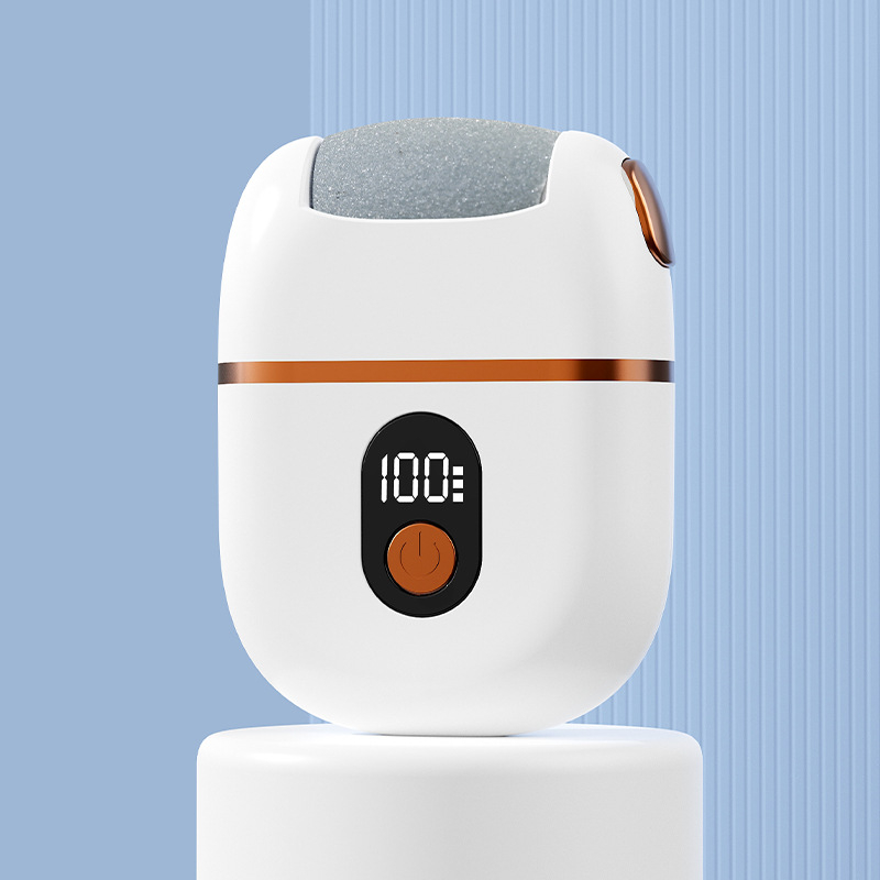 Judantis pėdų šlifuoklis negyvoms odos nuospaudoms pašalinti LCD ekranas pedikiūro šlifavimo akmuo kulnas buitinis pėdų trynimo artefaktas