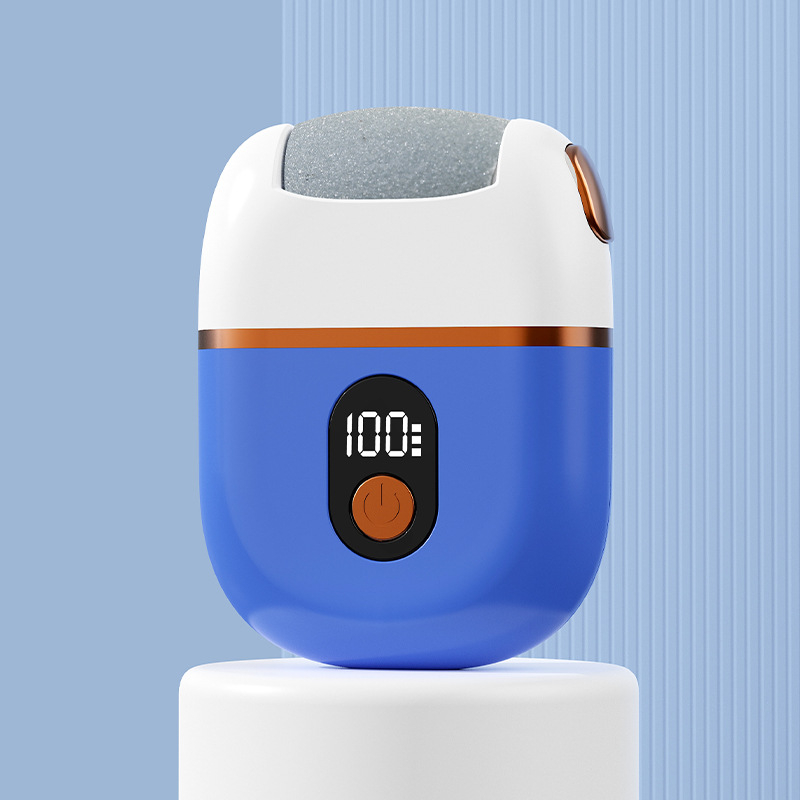 Judantis pėdų šlifuoklis negyvoms odos nuospaudoms pašalinti LCD ekranas pedikiūro šlifavimo akmuo kulnas buitinis pėdų trynimo artefaktas