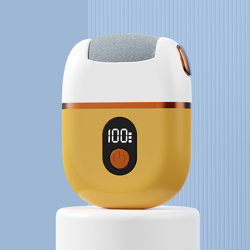 Judantis pėdų šlifuoklis negyvoms odos nuospaudoms pašalinti LCD ekranas pedikiūro šlifavimo akmuo kulnas buitinis pėdų trynimo artefaktas