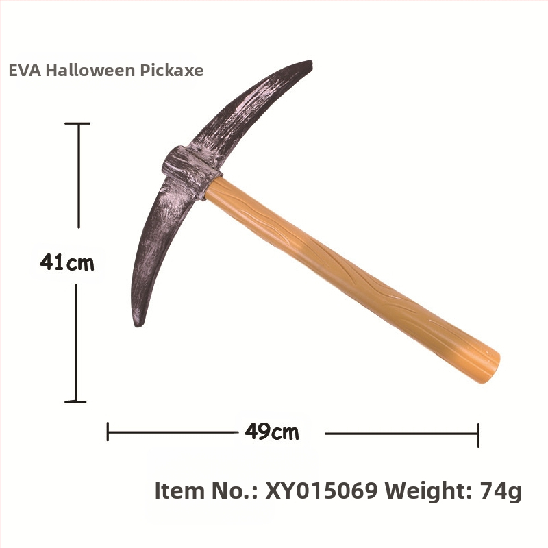 Euroopa ja Ameerika Halloweeni meigikostüümi relvarekvisiidid COSPLAY riietus EVA ühe kirvega labidaga sirbiga mänguasjade hulgimüük
