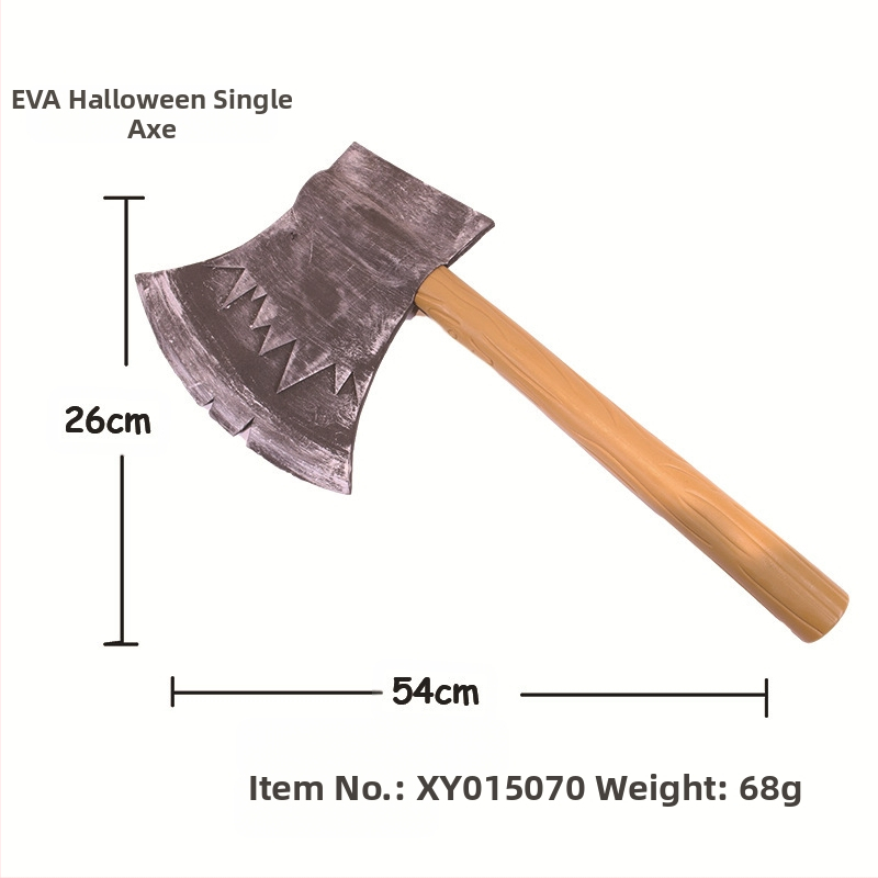 Euroopa ja Ameerika Halloweeni meigikostüümi relvarekvisiidid COSPLAY riietus EVA ühe kirvega labidaga sirbiga mänguasjade hulgimüük