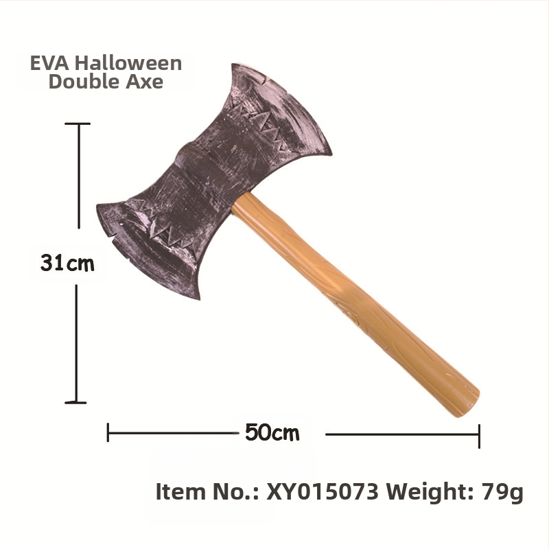 Euroopa ja Ameerika Halloweeni meigikostüümi relvarekvisiidid COSPLAY riietus EVA ühe kirvega labidaga sirbiga mänguasjade hulgimüük