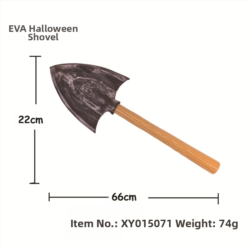 Euroopa ja Ameerika Halloweeni meigikostüümi relvarekvisiidid COSPLAY riietus EVA ühe kirvega labidaga sirbiga mänguasjade hulgimüük