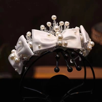 Līgavas tiara, grezna rhinestones kāzu kleita, liels kronis, Eiropas un Amerikas luksusa stils, grima un matu kronis, princeses dzimšanas diena