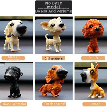 Piiriülesed bobblehead-koerakaunistused, loomingulised ja armsad autokaunistused, armsad koera- ja kassisimulatsiooninukud, maailmakuulsad koerad
