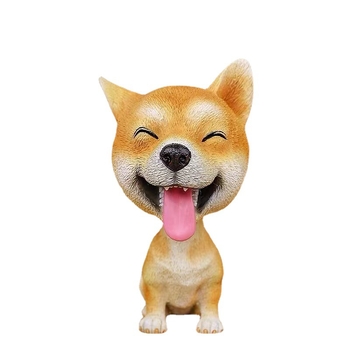 Piiriülesed bobblehead-koerakaunistused, loomingulised ja armsad autokaunistused, armsad koera- ja kassisimulatsiooninukud, maailmakuulsad koerad