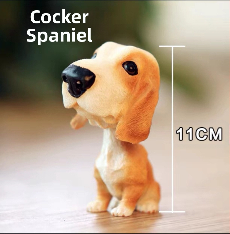 Piiriülesed bobblehead-koerakaunistused, loomingulised ja armsad autokaunistused, armsad koera- ja kassisimulatsiooninukud, maailmakuulsad koerad