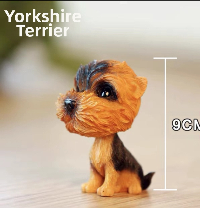 Piiriülesed bobblehead-koerakaunistused, loomingulised ja armsad autokaunistused, armsad koera- ja kassisimulatsiooninukud, maailmakuulsad koerad