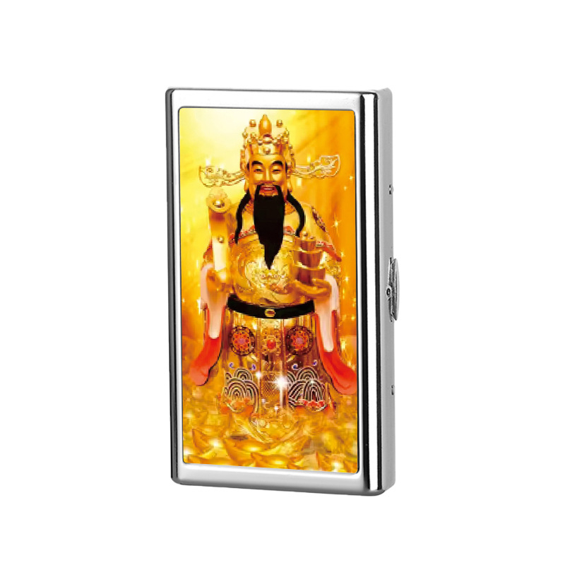 Sigaretiümbris meestele kaasaskantav metallist sigaretiümbris niiskuskindel õhuke 20 pakki survekindel jäme 14 pakki kaitsev sigaretiümbris sigaretihoidja