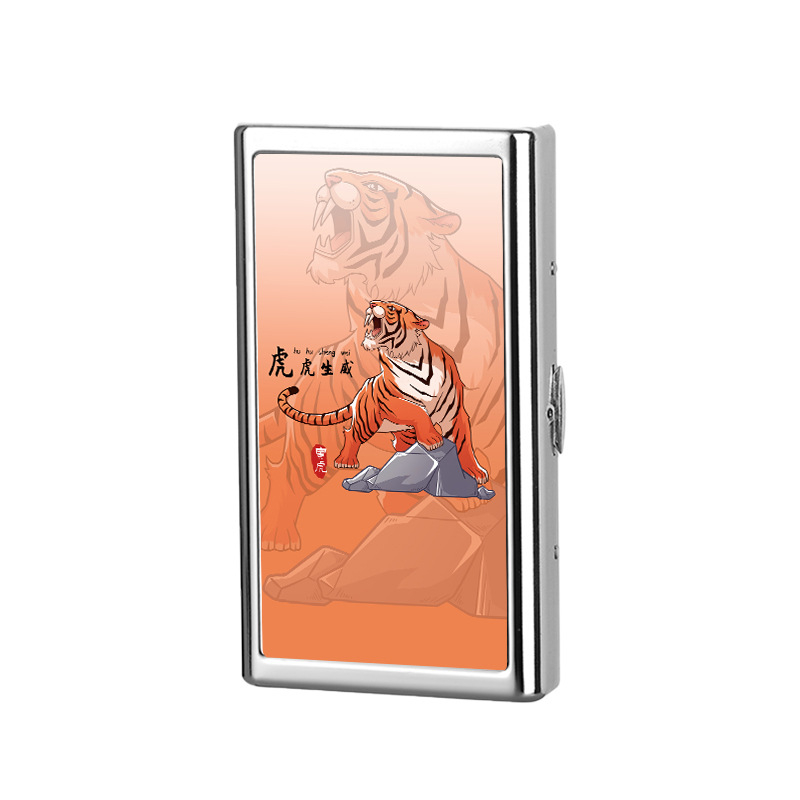 Sigaretiümbris meestele kaasaskantav metallist sigaretiümbris niiskuskindel õhuke 20 pakki survekindel jäme 14 pakki kaitsev sigaretiümbris sigaretihoidja