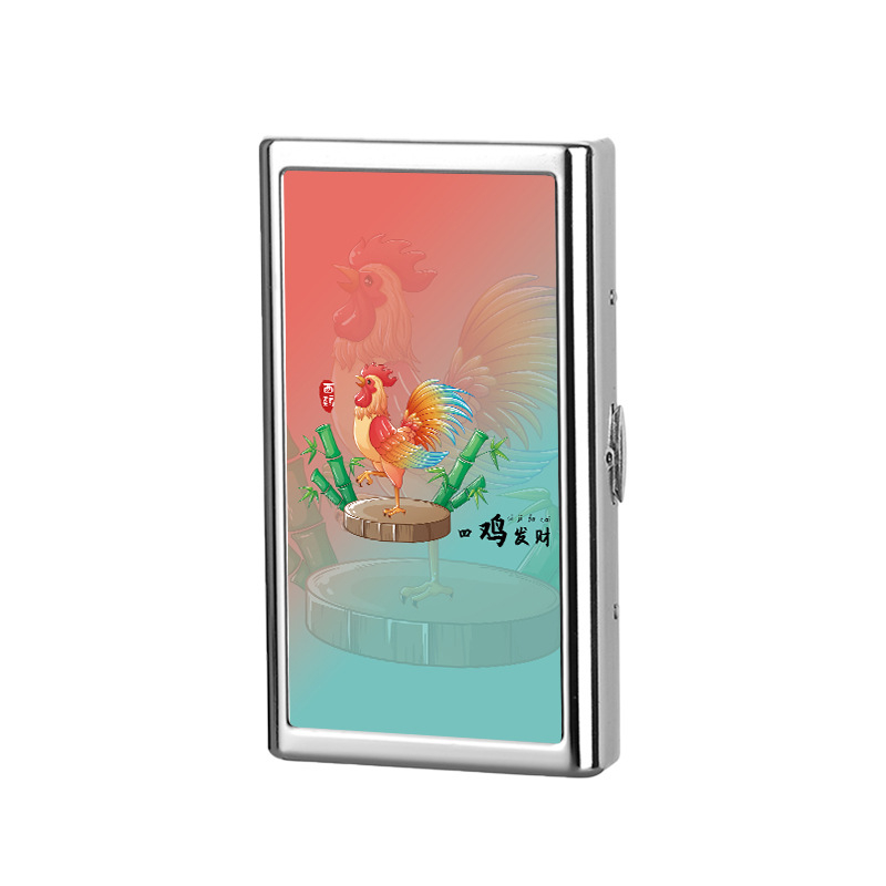 Sigaretiümbris meestele kaasaskantav metallist sigaretiümbris niiskuskindel õhuke 20 pakki survekindel jäme 14 pakki kaitsev sigaretiümbris sigaretihoidja