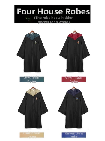 Harry Potteri võlurüü perifeerne keep Cos Clothing laste halloweeni etenduskoolivorm Sigatüüka võluri rüü